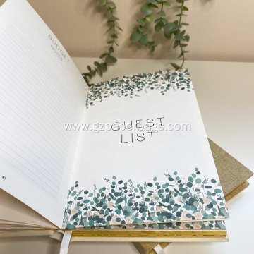 Best Printable Personalised Wedding Planner with Linen Cover